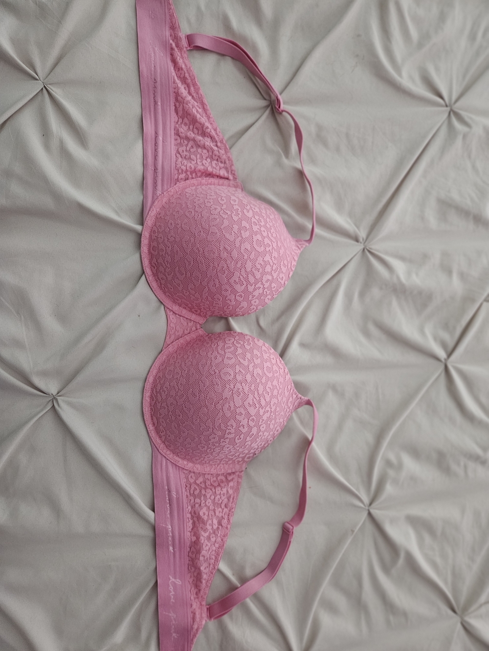 Victoria's Secret Light Pink Lace Push-Up Bra